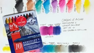 Caran dAche Neocolor II Watercolor Crayon [upl. by Mozelle]