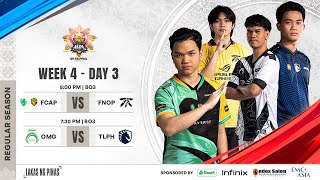 🔴 LIVE  MPL PH S14  FILIPINO  Week 4 Day 3 [upl. by Ycul484]