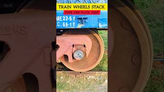 Train Wheels Stack Over Fish Plate Joint 😲 indianrailways train virals shorts trending video [upl. by Aiveneg]