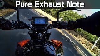 Pure Sound of KTM Duke 390  0100KMPH  SLIPPER CLUTCH TEST [upl. by Etteb96]