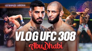 LE PLUS BEAU KO DE LUFC   VLOG UFC 308 ABU DHABI CHIMAEV TOPURIA HOLLOWAY MAGOMEDOV [upl. by Imehon]