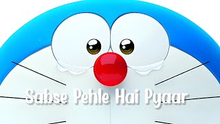 Sabse Pehle Hai Pyaar  Pippo amp Riruru Lyrics video  Doreamon Hindi Song [upl. by Ben]