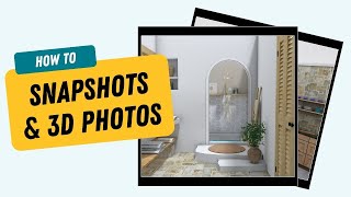 Take Snapshots and Create 3D Photos  RoomSketcher App [upl. by Lovato472]