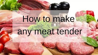 How To Tenderize ANY Meat [upl. by Lundberg729]