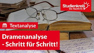 Dramenanalyse  Schritt für Schritt  Deutsch verstehen mit dem Studienkreis [upl. by Sivolc]