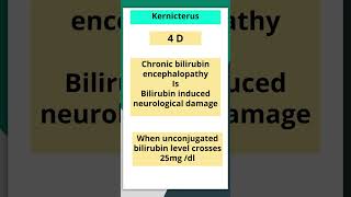 Mnemonics for kernicterus pediatricnursing newborn jaundice mbbs neetpg neet2024 inicet fmge [upl. by Lenor]