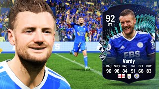 92 TOTS Moments Vardy is HAVING A PARTY 🎉 FC 24 Player Review [upl. by Alyel]