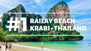 1 thing to do at Krabi Thailand’s most beautiful destination Railay Beach Stunning 4K video [upl. by Ocimad]