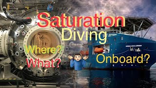 Saturation Diving Chambers on Diving Support Vessel DSV Challenger  Brunei offshore [upl. by Akit]