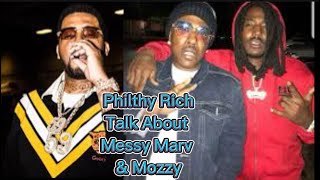 Philthy Rich Talks Messy Marv amp Mozzy situation on Dregs One Podcast [upl. by Maclay156]