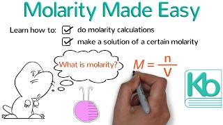 Molarity Made Easy How to Calculate Molarity and Make Solutions [upl. by Assirim367]