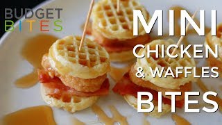 Chicken and Waffles Bites  Delicious Brunch and Appetizer Treats [upl. by Azile29]