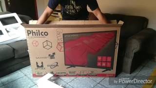 Tv Philco 49 polegadas smart tv Android unboxing [upl. by Wester]