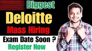 Deloitte Mass Hiring Announced  Biggest Direct OFF Campus Drive For 2024  2023  2022 Batch Hiring [upl. by Dira920]