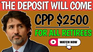 Unexpected Increase In CPP 2500 Direct Deposits for All Canadian Seniors Coming Tomorrow [upl. by Otis554]