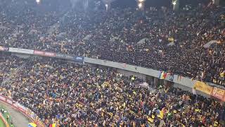 Romania vs Kosovo High Risk Match Romanian fans behaved really well UEFA Nations League 15112024 [upl. by Ecitnerp]