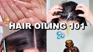 HAIR OILING ROUTINE FOR LONG HAIR  How I Oil My Hair For Hair Growth [upl. by Ender702]