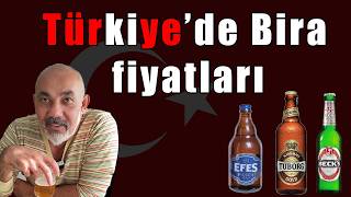 Türkiye’de Bira fiyatları  🔞 🍻 Keyfli bira muhabeti  efes bira beer [upl. by Irabaj]