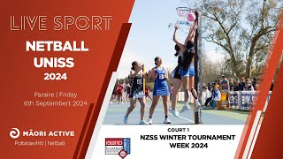 Finals Day Court 1  UNISS Netball Championship 2024  NETBALL [upl. by Cyrie]