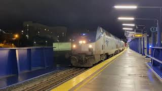 Northbound Amtrak 14 departs the Tacoma Dome Station [upl. by September]