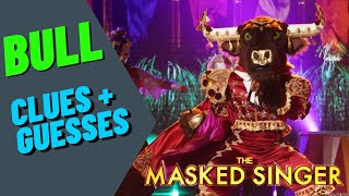 Bull Performance Clues and Guesses  Masked Singer  Episode 6 [upl. by Ydoow]