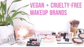 Favorite Vegan  Cruelty Free Makeup Brands [upl. by Niran]