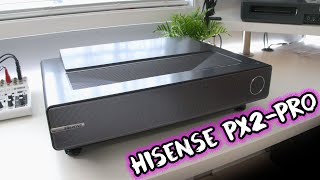 Hisense PX2PRO Ultra Short Throw Laser Projector  Unboxing amp Review [upl. by Newell]