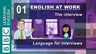 How to prepare for an interview  01  English at Work has the answers [upl. by Banquer]