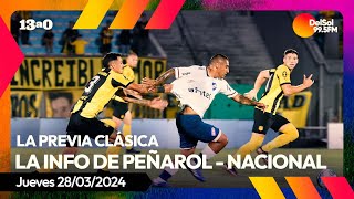 13a0  Las probables alineaciones para el clásico de Peñarol y Nacional [upl. by Viguerie266]