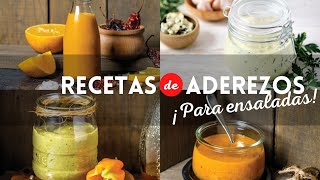 Recetas de aderezos para ensaladas  Recetas fáciles de aderezos  Cocina Vital [upl. by Allehc]