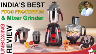 Wonderchef Platinum 750W Mixer Grinder with Food Processor Unboxing and Honest Review [upl. by Kelula834]