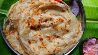 Malabar Parotta Recipe  Perfect Flaky Layers Made Easily [upl. by Baer]