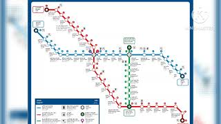 Hyderabad Metro Map Explained by AI Key Routes and Stations [upl. by Notsnorb]