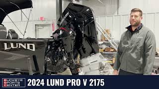 2024 Lund Pro V 2175 Boat Walkthrough [upl. by Keiryt]