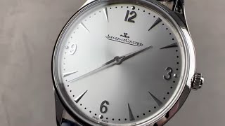 JaegerLeCoultre Master Ultra Thin Q1348420 JaegerLeCoultre Watch Review [upl. by Steffin]