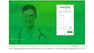 Creación de usuario Oficina Virtual Aliansalud [upl. by Gussman]