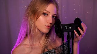 ASMR All Up In Your Ears Breathing Slow EarToEar Breathing amp Ear Massage No Whisper [upl. by Delmor]