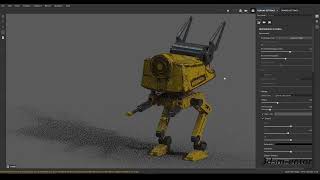 EDGE WEAR AND DIRT  SUBSTANCE PAINTER  TEXTURE PAINTING  ROBOT  HARD SURFACE MODELING [upl. by Haroved899]