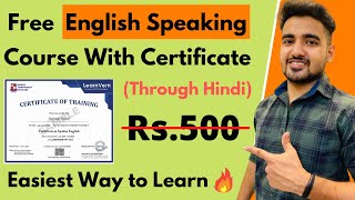 FREE English Speaking Course with FREE Certificate  How to Improve English  Best 3 Ways to Learn [upl. by Norm]