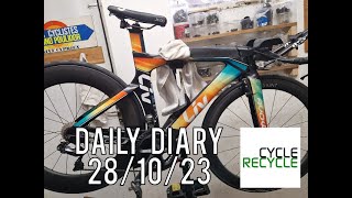 Giant Liv Avow repair  Daily Diary  281023  CycleRecycle [upl. by Darreg]