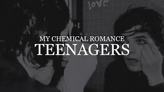 My Chemical Romance  Teenagers  Lyric Video FROM THE ARCHIVE [upl. by Alyakam]