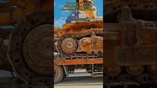 The dozer destroyed the transport truck on the way  komatsu d375a dozer  shorts viral🥸 [upl. by Oloapnaig]