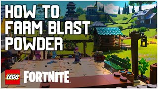 How to find Blast Powder in LEGO Fortnite Quick amp Easy [upl. by Acinnad]