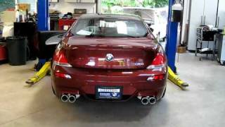 BMW M6  Tubi Rumore exhaust mod [upl. by Inafets]