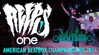 REEPS ONE  AMERICAN BEATBOX CHAMPIONSHIPS 2014  WEBSTER HALL NEW YORK  CROWD PERSPECTIVE [upl. by Okramed70]