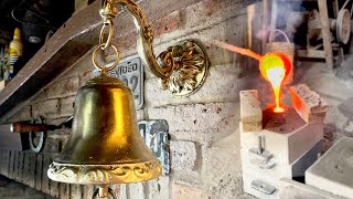 Bronze bell casting process  Fabricación de campanas en bronce [upl. by Jelle]