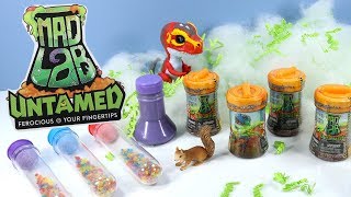 Untamed Mad Lab Minis Unboxing in Slime Clay and Sand [upl. by Hanna701]