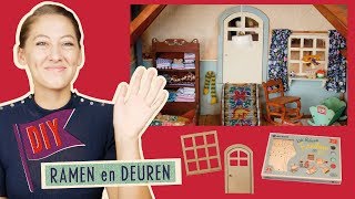 Knutselen amp DIY  Ramen en Deuren  Muizenhuis Meubelkit [upl. by Oiredised]