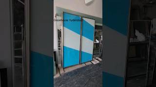 More Glass wardrobe Design letest trending viral Design wardrobe ARISTO sliding hyderabad [upl. by Shig750]