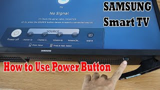 How to Use Samsung Smart TV Power Button [upl. by Choo669]